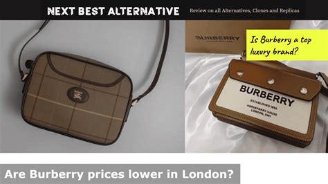 how much cheaper is burberry in london